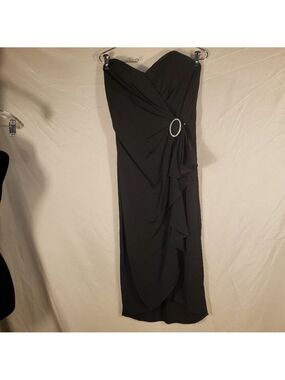 BB Collections Black Strapless Formal Dress - 10